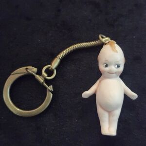 Vintage Kewpie-bisque Doll Keychain